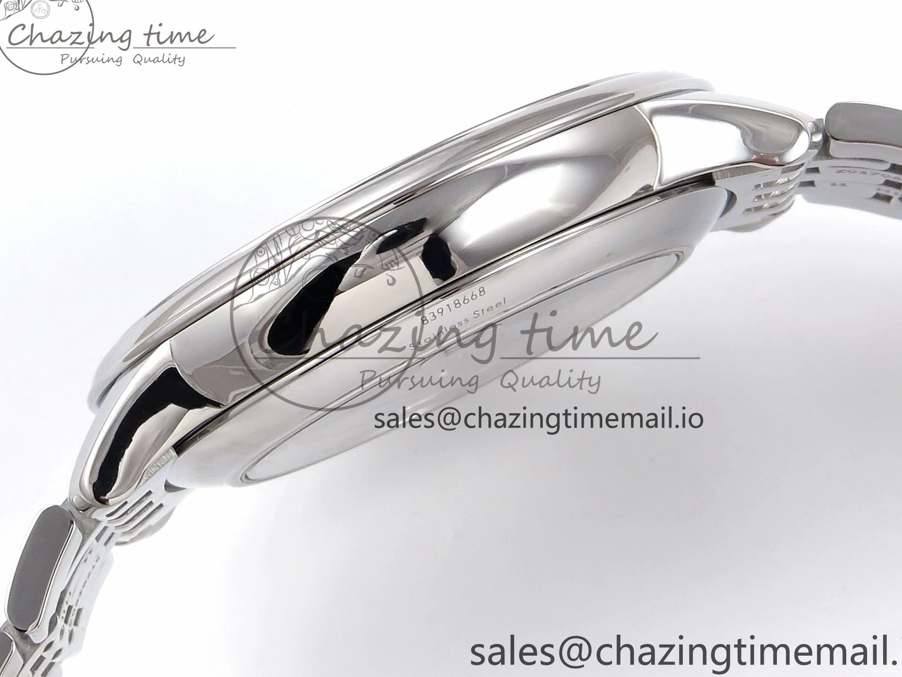 0225 Supportive De Ville Date SS VSF 1:1 Best Edition Blue Dial on SS Bracelet A 7700